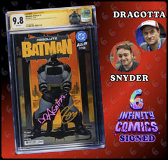 ABSOLUTE BATMAN #1 SS CGC 9.8 🔥 1ST PTG COVER A SIGNED BY DRAGOTTA & SNYDER
