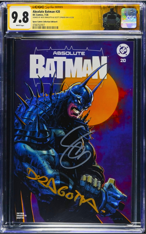 ABSOLUTE BATMAN #20 SS CGC 9.8 🔥 SHARP COVER 2x SIGNED BY SNYDER & DRAGOTTA