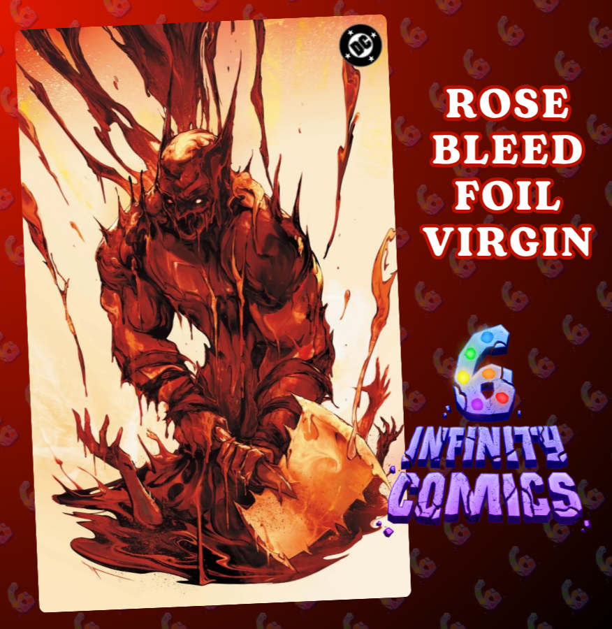 ABSOLUTE BATMAN #23 🦇 IVAN TAO (CLAYFACE) ROSE BLEED FOIL VIRGIN VARIANT LTD 1K