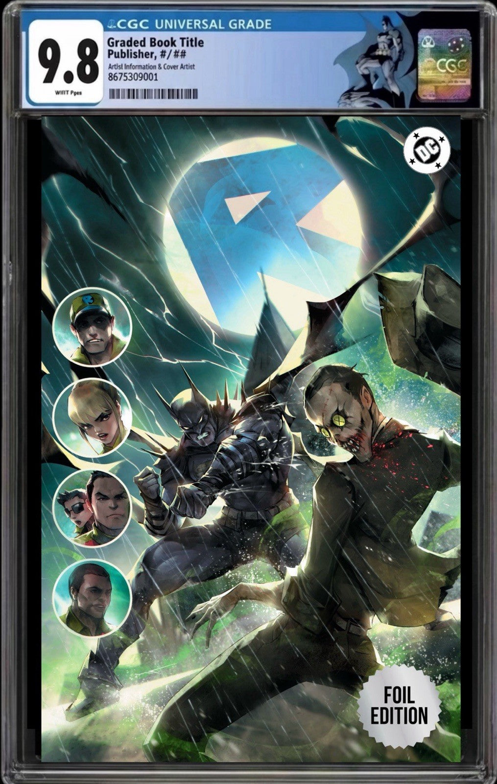 ABSOLUTE BATMAN #20 CGC 9.8🔥 IVAN TAO VIRGIN FOIL ‼️ LMT 1K PRE 5/13