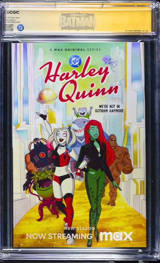 ABSOLUTE BATMAN #6 SS CGC 9.8 🔥 FRANK QUITELY COVER SIGNED BY SNYDER DRAGOTTA