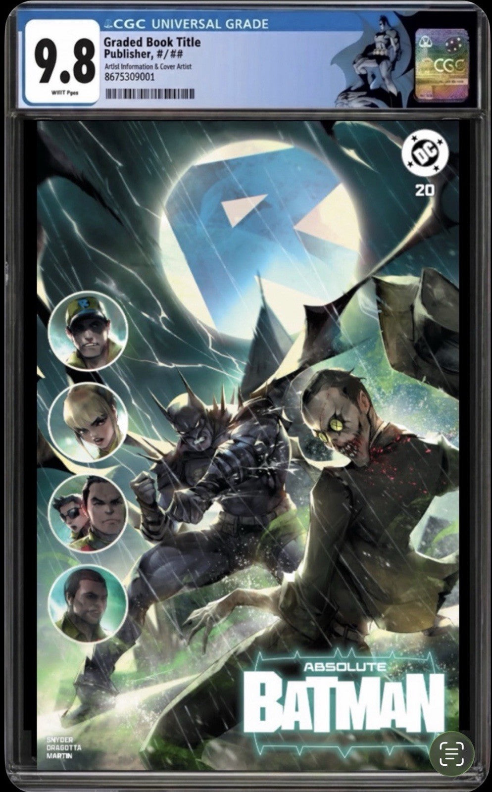 ABSOLUTE BATMAN #20 CGC 9.8 🔥 IVAN TAO TRADE DRESS ‼️ PRE 5/13