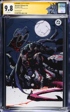 ABSOLUTE BATMAN #18 SS CGC 9.8 🔥 SIGNED BY SCOTT  SNYDER - DEXTER SOY VIRGIN