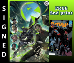 [2xSIGNED] ABSOLUTE BATMAN 20 🔥TAO GLOW-IN-THE-DARK SIGNED BY SNYDER & DRAGOTTA