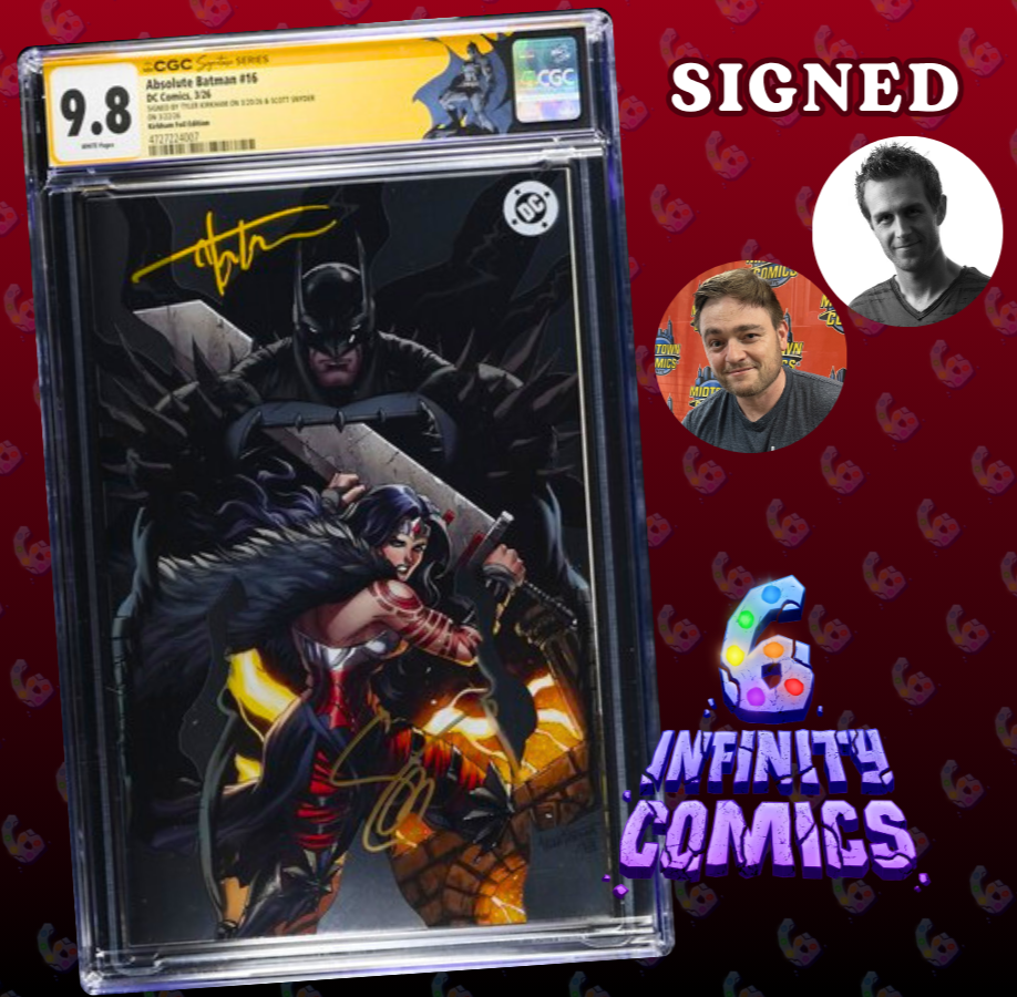 ABSOLUTE BATMAN #16 SS CGC 9.8 🔥 SIGNED BY KIRKHAM & SNYDER - FOIL VIRGIN