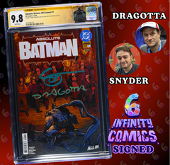 ABSOLUTE BATMAN 2025 ANNUAL 1 CGC 9.8 🔥 D.W. JOHNSON SIGNED BY SNYDER DRAGOTTA