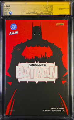 ABSOLUTE BATMAN 1 SS CGC 9.8 🔥 LIN PANINI DEUTSCHLAND VIRGIN SIGNED SNYDER