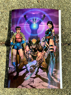 UNCANNY X-MEN #269 Spot Foil Wraparound |  Jim Lee | 1st Savage Land Rogue| COA
