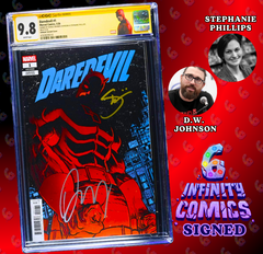 DAREDEVIL #1 CGC SS 9.8 🔥 SIGNED BY DANIEL WARREN JOHNSON VARIANT & PHILLIPS