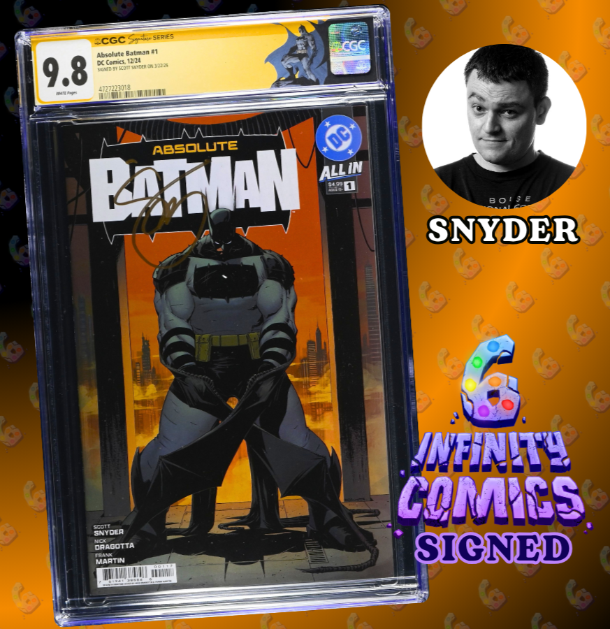 ABSOLUTE BATMAN #1 SS CGC 9.8 🔥 DRAGOTTA MAIN COVER A SIGNED BY SCOTT SNYDER