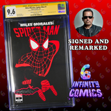 MILES MORALES: SPIDER-MAN #1 SS CGC 9.6 🔥 SIGNED & SKETCH BY MIKE MAYHEW