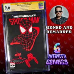 MILES MORALES: SPIDER-MAN #1 SS CGC 9.6 🔥 SIGNED & SKETCH BY MIKE MAYHEW
