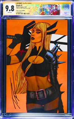 MAGIK #3 CGC SS 9.8 🔥 1:100 VIRGIN JENNY FRISON 1ST PRINT SIGNED BY FRISON