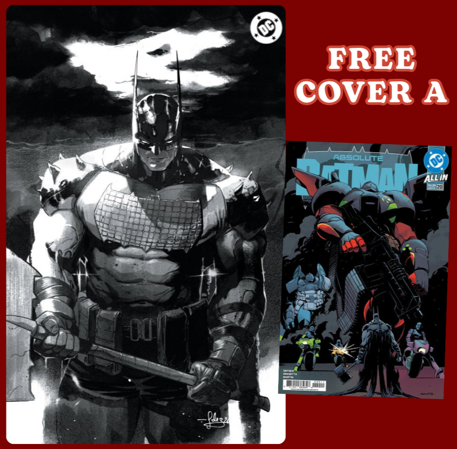 ABSOLUTE BATMAN #20 🦇🔥 JAVIER FERNÁNDEZ BLACK & WHITE VIRGIN PRE 5/13