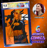MAGIK #3 CGC SS 9.8 🔥 1:100 VIRGIN JENNY FRISON 1ST PRINT SIGNED BY FRISON