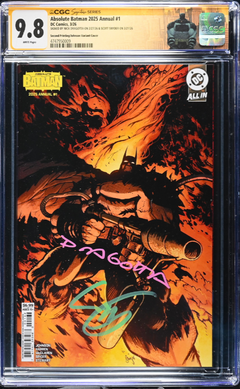 ABSOLUTE BATMAN 2025 ANNUAL 1 CGC 9.8 🔥 2ND PTG JOHNSON SIGNED SNYDER DRAGOTTA