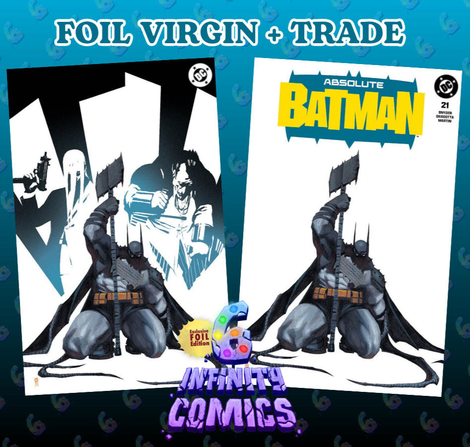 ABSOLUTE BATMAN #21 🦇🔥 MIGUEL MERCADO EXCLUSIVE FOIL VIRGIN & TRADE SET PRE