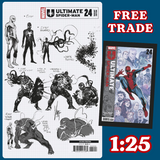 ULTIMATE SPIDER-MAN #24 🔥 2ND PRINTING 1:25 MARCO CHECCHETTO DESIGN VARIANT
