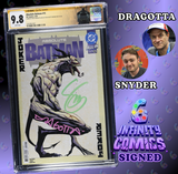 ABSOLUTE BATMAN #15 CGC SS 9.8 🔥 DRAGOTTA COVER SIGNED BY SNYDER AND DRAGOTTA