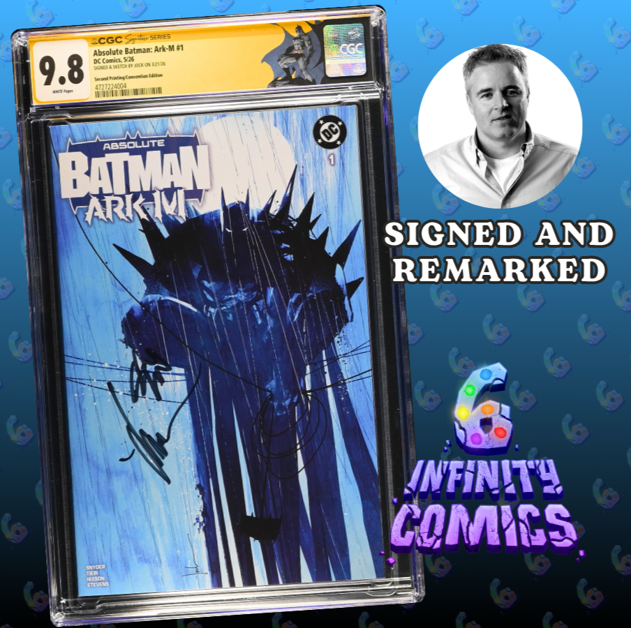 ABSOLUTE BATMAN: ARK-M #1 SS CGC 9.8 🔥 SIGNED AND SKETCH BY JOCK 2ND PRINT