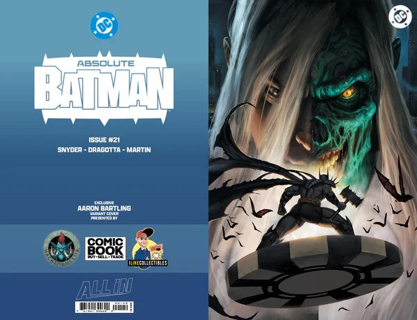 ABSOLUTE BATMAN #21 🦇🔥 AARON BARTLING EXCLUSIVE VIRGIN & FOIL TRADE PRE