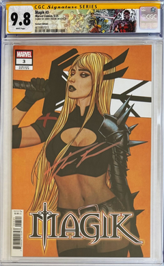 MAGIK #3 CGC 9.8 🔥SS JENNY FRISON 1ST PRINT X-MEN CUSTOM LABEL