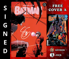 [2x SIGNED] ABSOLUTE BATMAN 22 HARLEY QUINN 🔥WRAPAROUND 2X SIGNED JOCK & SNYDER