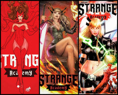 STRANGE ACADEMY #4 & #6 & #8  (DAVID NAKAYAMA & Anacleto TRADES VARIANT)
