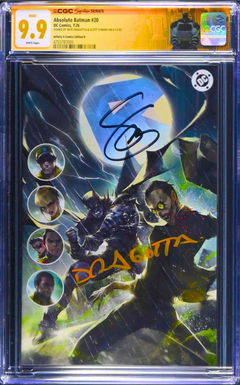 SS CGC 9.9 ‼️ ABSOLUTE BATMAN #20 🔥 TAO GITD VIRGIN 2x SIGNED SNYDER & DRAGOTTA