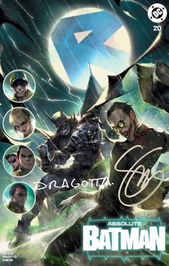 [2x SIGNED] ABSOLUTE BATMAN 20🔥IVAN TAO EXCLUSIVE SIGNED BY SNYDER AND DRAGOTTA
