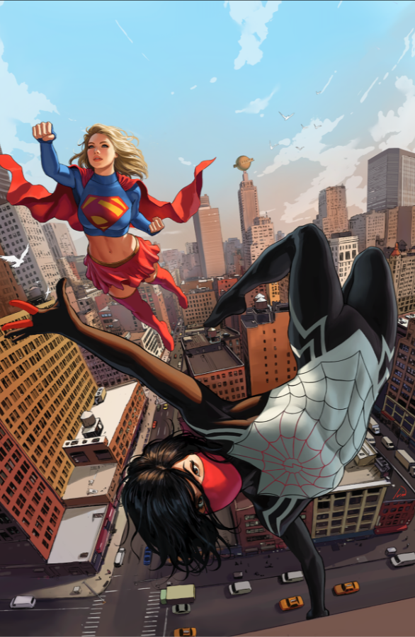 MARVEL/DC: SPIDER-MAN/SUPERMAN #1 🔥 1:100 IVAN TALAVERA VIRGIN VARIANT