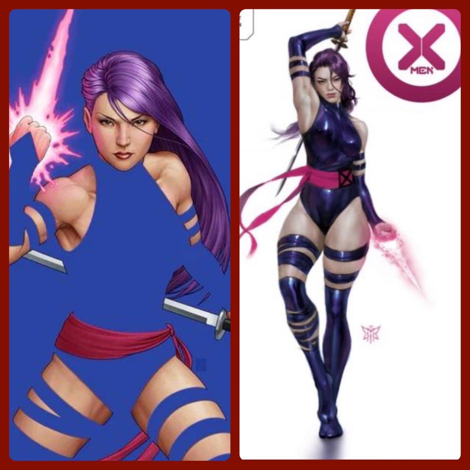 🔥 X-MEN #19 #22 NM+ PSYLOCKE NEGATIVE SPACE VIRGIN  JTC JOHN TYLER CHRISTOPHER