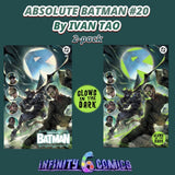 ABSOLUTE BATMAN #20 🔥 IVAN TAO EXCLUSIVE VIRGIN GLOW IN THE DARK & TRADE SET