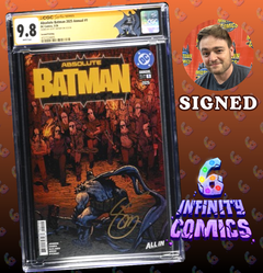 ABSOLUTE BATMAN 2025 ANNUAL 1 SS CGC 9.8 🔥 SIGNED SNYDER - WARREN JOHNSON COVER