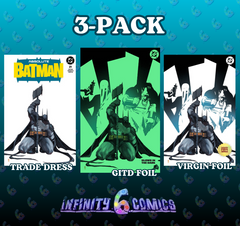 ABSOLUTE BATMAN #21 🦇🔥 MERCADO 3-PACK TRADE, FOIL VIRGIN, GLOW-IN-THE-DARK