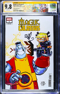 MAGIK & COLOSSUS #1 CGC SS 9.8 🔥  SINGED BY YOUNG X-MEN CUSTOM LABEL
