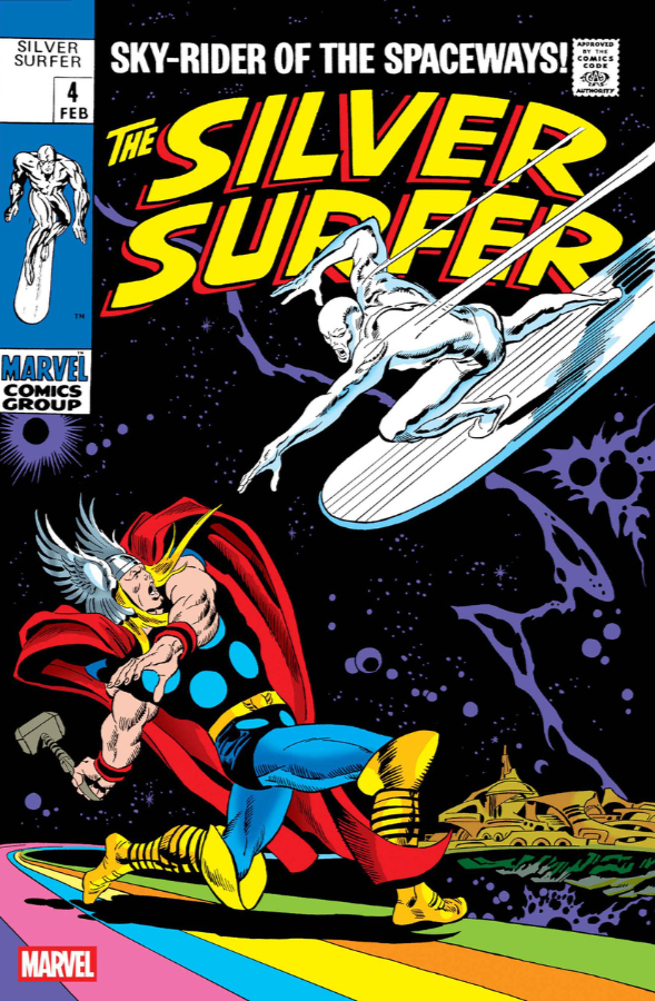 SILVER SURFER #4 🔥 1:25 FACSIMILE EDITION CHRIS CAMPANA VARIANT [FREE FOIL]