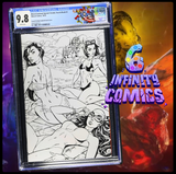 MARVEL SWIMSUIT SPECIAL FRIENDS FOES RIVALS 1 CGC 9.8 🔥 2ND PRINT 1:25 CAMPBELL