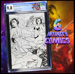 MARVEL SWIMSUIT SPECIAL FRIENDS FOES RIVALS 1 CGC 9.8 🔥 2ND PRINT 1:25 CAMPBELL