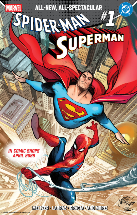 MARVEL/DC: SPIDER-MAN/SUPERMAN #1 🔥 1:200 GREG CAPULLO VIRGIN SKETCH