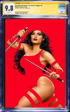 DAREDEVIL / PUNISHER 5 SS CGC 9.8 🔥 JTC EXCLUSIVE ELEKTRA NEGATIVE SPACE SIGNED