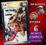 ABSOLUTE BATMAN #15 CGC SS 9.8 🔥 KIRKHAM COVER SIGNED BY SNYDER AND DRAGOTTA
