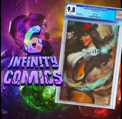 ZATANNA: BRING DOWN THE HOUSE #1 🔥CGC 9.8 ARTGERM FOIL VARIANT 1ST APP STRANGER