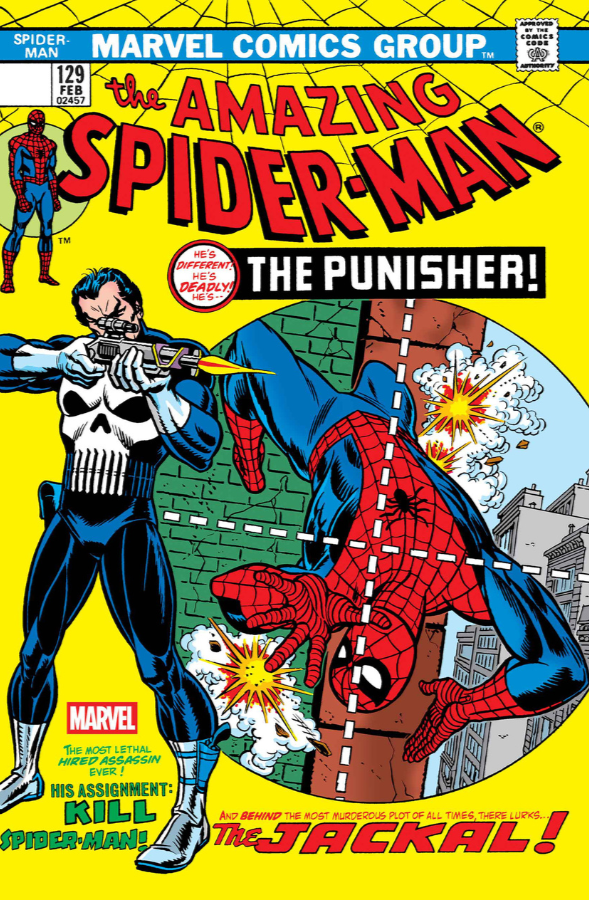 AMAZING SPIDER-MAN #129 CGC 9.8 🔥 FACSIMILE EDITION 2026 CUSTOM PUNISHER LABEL