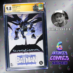 ABSOLUTE BATMAN #20 SS CGC 9.8 🔥 SOY COVER A SIGNED BY DRAGOTTA