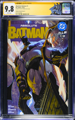 ABSOLUTE BATMAN 1 SS CGC 9.8 🔥 JIMENEZ FAN EXPO VARIANT SIGNED BY SCOTT SNYDER