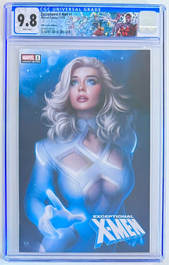EXCEPTIONAL X-MEN #1 CGC 9.8 🔥WARREN LOUW LTD 3000 X-MEN CUSTOM LABEL