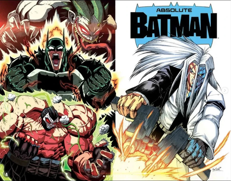 ABSOLUTE BATMAN #21 🔥 MARIO FOCCILLO EXCLUSIVE WRAPAROUND [2 PACK] VIRGIN B&W