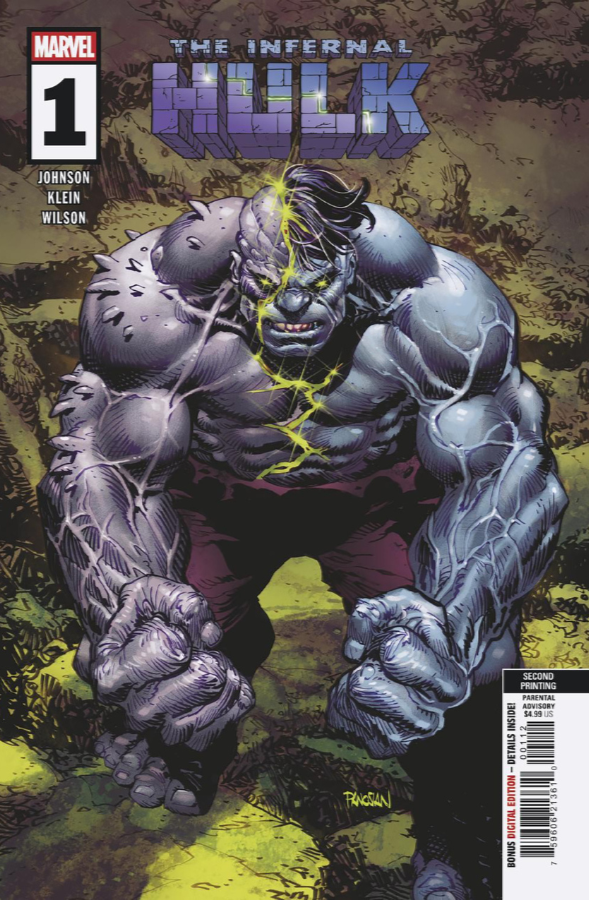 INFERNAL HULK #1 🔥 1:25 STEPHEN SEGOVIA RATIO VIRGIN 2ND PRINTING VARIANT