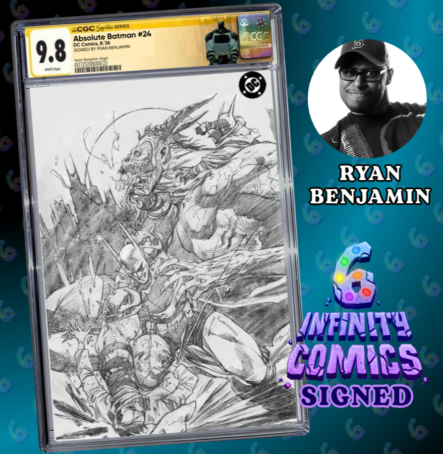 ABSOLUTE BATMAN #24 CGC SS 9.8 🔥 RYAN BENJAMIN SIGNED VIRGIN I6C NYCC EXCLUSIVE